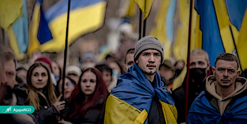 کمک به مردم اوکراین بعد از حمله روسیه به این کشور